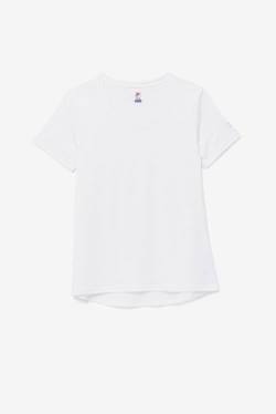 Fila Pickleball Silky V-neck Naisten T Paidat Valkoinen | Fila017AM