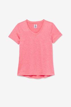 Fila Pickleball Silky V-neck Naisten T Paidat Pinkki | Fila182PV