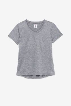 Fila Pickleball Silky V-neck Naisten T Paidat Harmaat | Fila463EF
