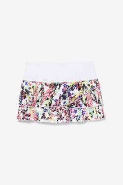 Fila Pickleball Tiered Printed Skort Naisten Hameet Monivärinen Valkoinen | Fila927OJ