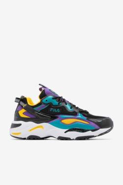 Fila Ray Tracer Miesten Apex Tennarit Mustat Kuninkaallinen Sininen Violetit Valkoinen | Fila629WK