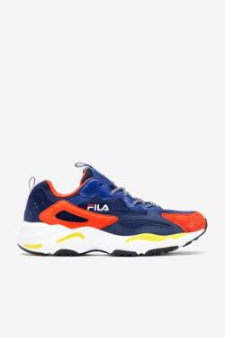Fila Ray Tracer Miesten Tennarit Laivastonsininen Sininen Punainen | Fila625JZ