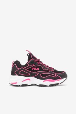 Fila Ray Tracer Naisten Neon Tennarit Mustat Pinkki Valkoinen | Fila532HB