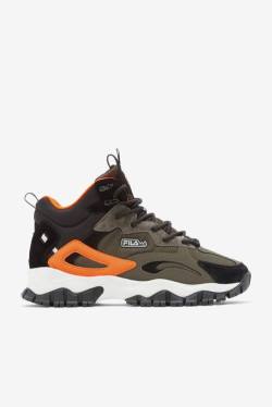 Fila Ray Tracer Tr 2 Mid Miesten Saappaat Mustat Oranssi | Fila468JD