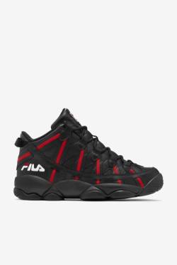Fila Stackhouse Spaghetti Miesten Tennarit Mustat Punainen Valkoinen | Fila307OL
