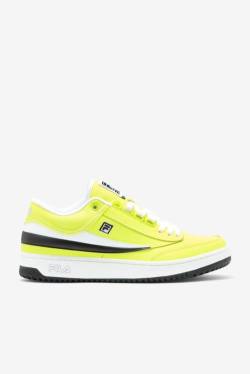 Fila T-1 Mid Miesten Tennarit Keltainen Mustat Valkoinen | Fila472TL