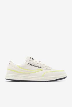 Fila Tennis 88 Premium X Msgm Naisten Tenniskengät Valkoinen Mustat Keltainen | Fila927MJ
