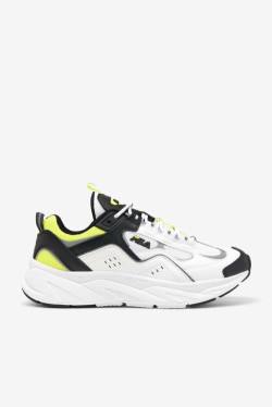 Fila Trigate Miesten Plus Tennarit Valkoinen Mustat Keltainen | Fila049LR