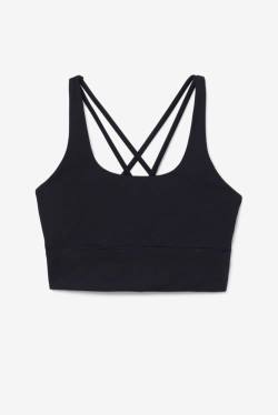Fila Uplift Cross Back Bra Naisten Topit Mustat | Fila172ID