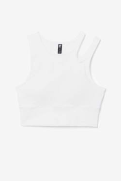 Fila Uplift Slice Crop Bra Naisten Topit Valkoinen | Fila716NH