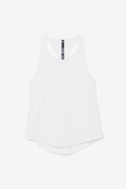 Fila Uplift Textured Racerback Tank Naisten Topit Valkoinen | Fila720JL