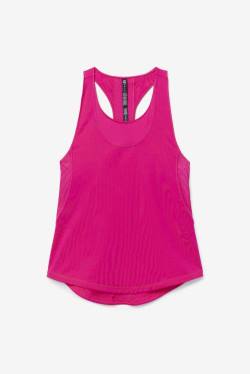 Fila Uplift Textured Racerback Tank Naisten Topit Vaaleanpinkki | Fila937OC