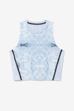 Fila Uplift Urheilulliset Crop Naisten Topit Sininen Mustat | Fila519MH