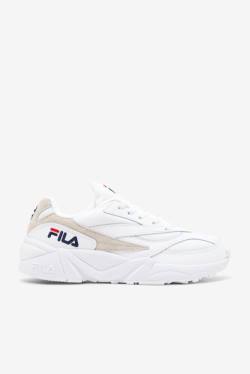 Fila V94m Miesten Tennarit Valkoinen Laivastonsininen Punainen | Fila754HY