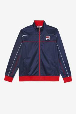 Fila Wayan Track Miesten Takki Laivastonsininen Punainen Valkoinen | Fila687GK