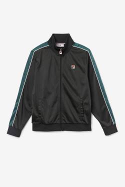 Fila Wicks Track Miesten Takki Mustat Valkoinen | Fila259DJ