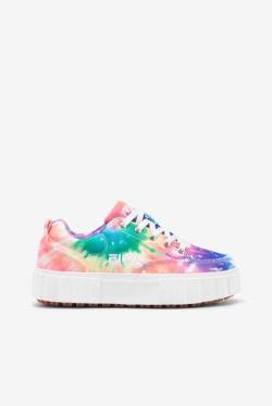 Fila Wosandblast Low Tie Dye Miesten Tennarit Monivärinen Valkoinen | Fila968PW