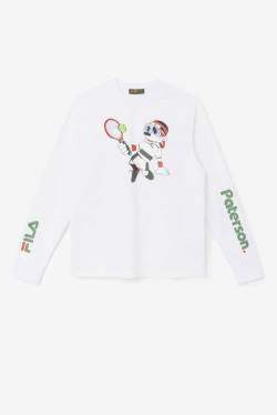 Fila X Paterson Long Sleeve Tee Miesten T Paidat Valkoinen | Fila901UB