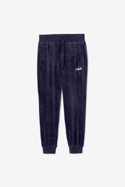Fila Zura Velour Jogger Naisten Housut Laivastonsininen | Fila483XA