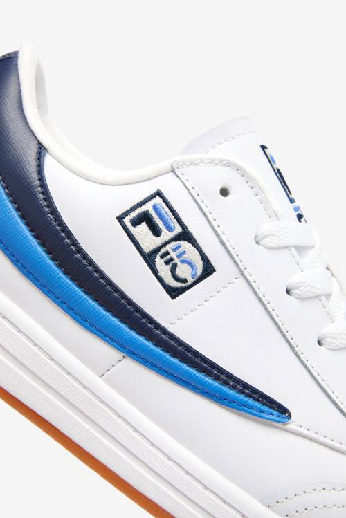 Fila 110 Year Kokoelma Tennis 88 Miesten Tenniskengät Valkoinen Laivastonsininen | Fila709NY