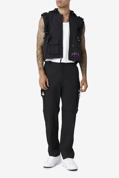 Fila 3-in-1 Miesten Housut Mustat | Fila459MZ