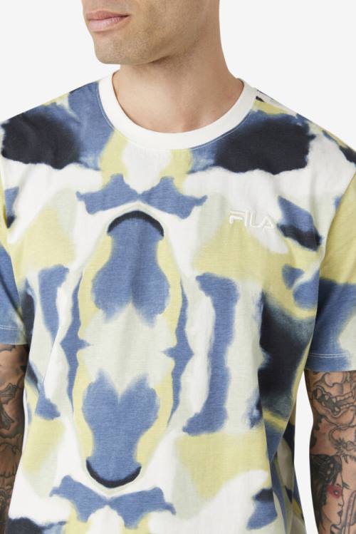 Fila Acotas Tee Miesten T Paidat Keltainen Laivastonsininen Mustat | Fila097IC