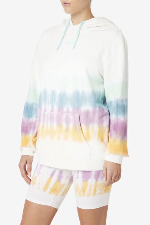 Fila Aerolynn Tie Dye Naisten Huppari Valkoinen | Fila086DQ