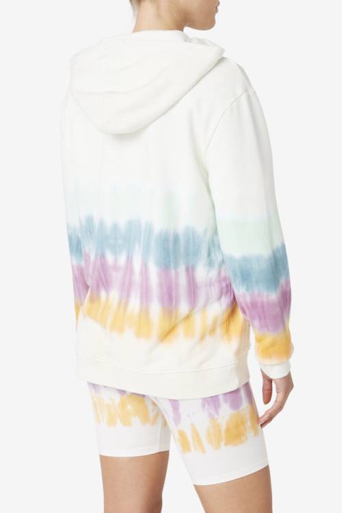 Fila Aerolynn Tie Dye Naisten Huppari Valkoinen | Fila086DQ