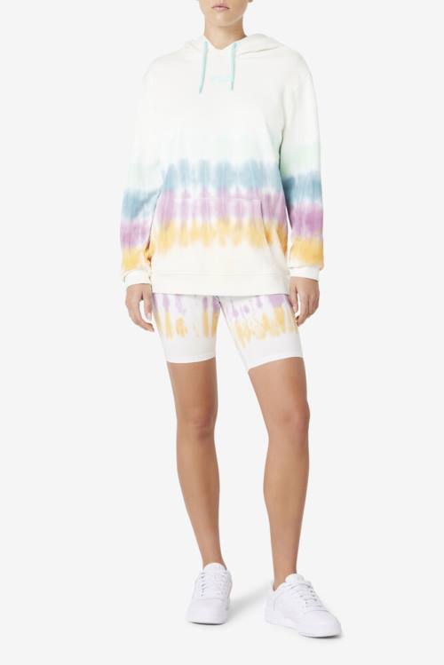 Fila Aerolynn Tie Dye Naisten Huppari Valkoinen | Fila086DQ
