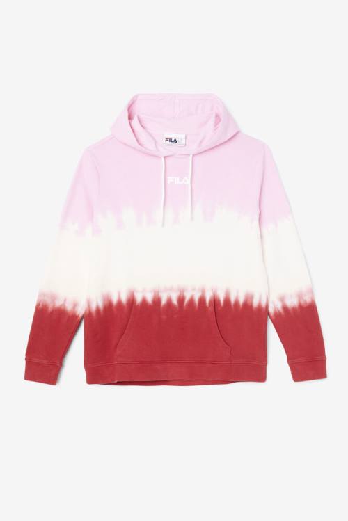 Fila Aerolynn Tie Dye Naisten Huppari Valkoinen Punainen | Fila269XB