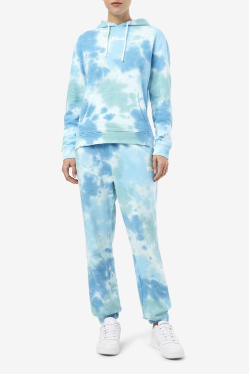 Fila Aerolynn Tie Dye Naisten Huppari Valkoinen | Fila987QY