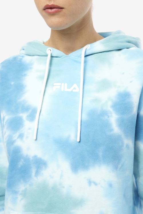 Fila Aerolynn Tie Dye Naisten Huppari Valkoinen | Fila987QY