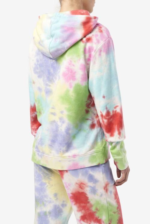 Fila Aerolynn Tie Dye Naisten Huppari Vihreä Valkoinen Punainen | Fila596CX