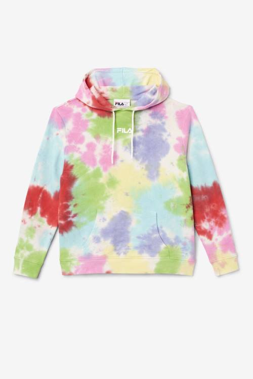 Fila Aerolynn Tie Dye Naisten Huppari Vihreä Valkoinen Punainen | Fila596CX