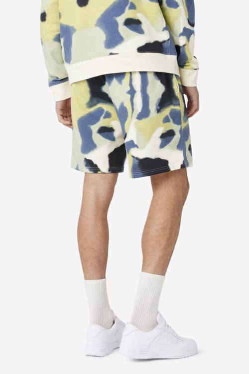 Fila Aim Miesten Shortsit Keltainen Laivastonsininen Mustat | Fila318QK