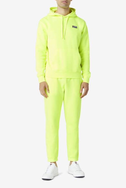 Fila Algot Miesten Huppari Keltainen Mustat | Fila749NO