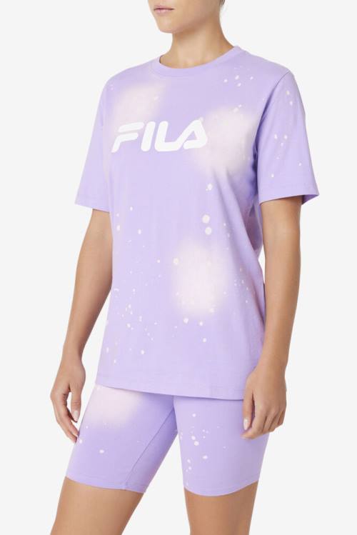 Fila Alivia Tie Dye Tee Naisten T Paidat Violetit | Fila617RX