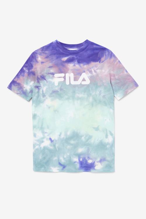 Fila Alivia Tie Dye Tee Naisten T Paidat Sininen | Fila648FZ