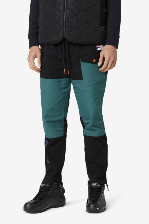 Fila Amazon Cargo Miesten Housut Mustat | Fila568EM