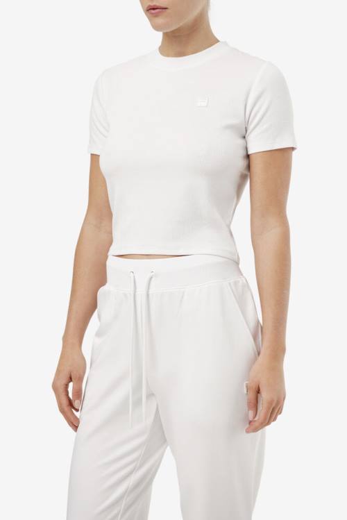 Fila Ammara Top Naisten T Paidat Valkoinen | Fila586YZ