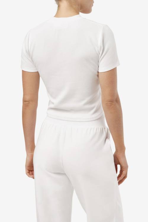 Fila Ammara Top Naisten T Paidat Valkoinen | Fila586YZ