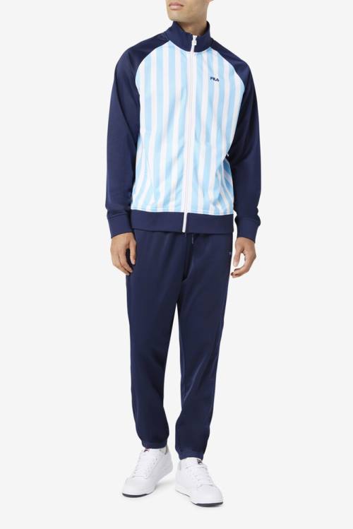 Fila Argentina Track Miesten Takki Laivastonsininen Valkoinen | Fila561QC