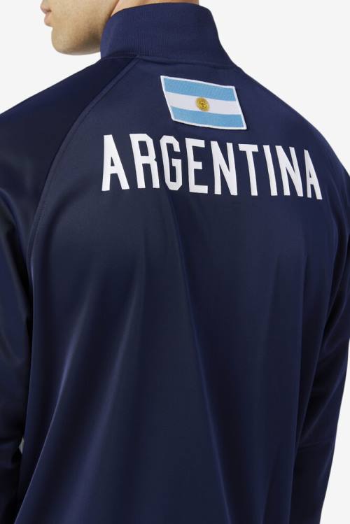 Fila Argentina Track Naisten Takki Laivastonsininen Valkoinen | Fila049CA