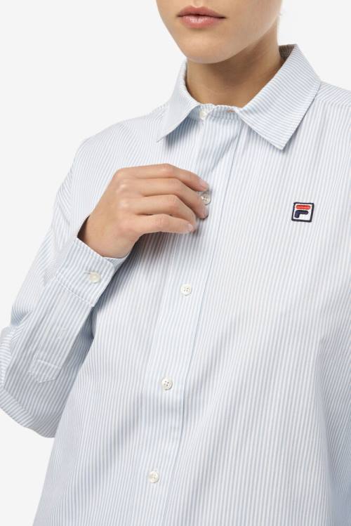 Fila Ariella Mekko Naisten Paidat Sininen Valkoinen | Fila612GB