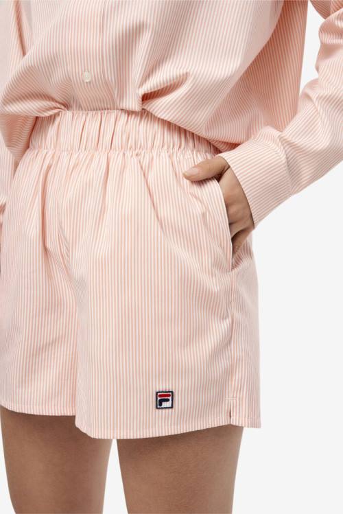 Fila Ariella Naisten Shortsit Koralli Valkoinen | Fila280ST