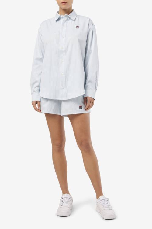 Fila Ariella Naisten Shortsit Sininen Valkoinen | Fila085CE