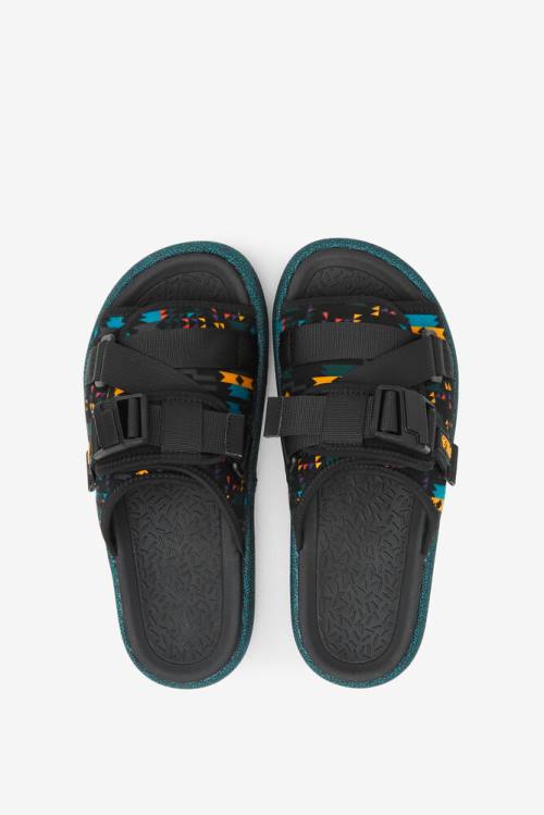 Fila Atlas Miesten Rantasandaalit Mustat | Fila730DI
