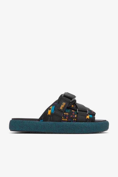 Fila Atlas Miesten Rantasandaalit Mustat | Fila730DI