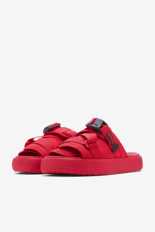 Fila Atlas Miesten Rantasandaalit Punainen Mustat | Fila412MZ