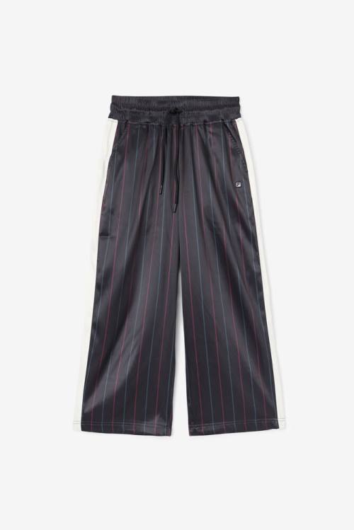 Fila Aviana Cropped Satin Naisten Housut Mustat | Fila928RA